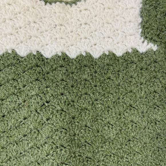 Vintage Handmaid Crocheted Little Girls Baby Dress - Picture 2 of 5